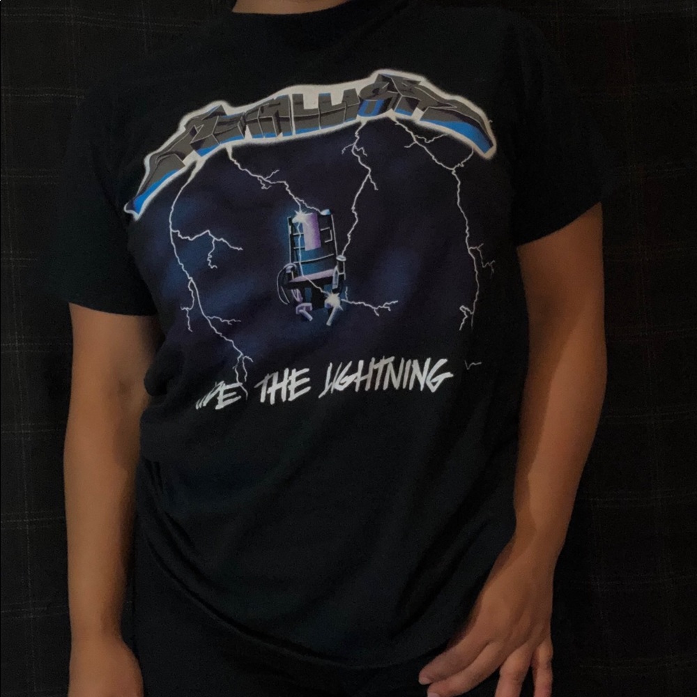 Black Metallica Band Tee